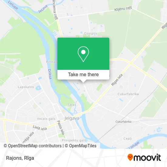 Rajons map