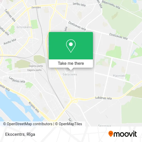 Ekocentrs map