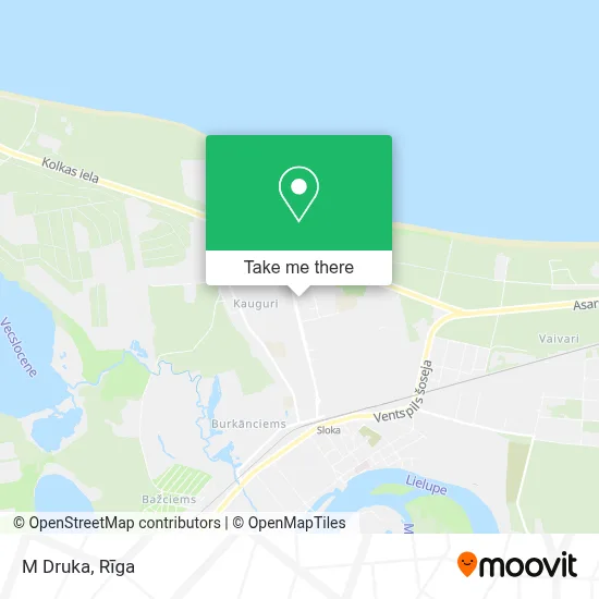 M Druka map