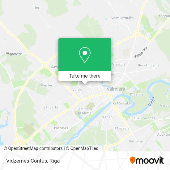 Vidzemes Contus map