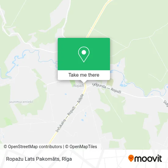 Ropažu Lats Pakomāts map
