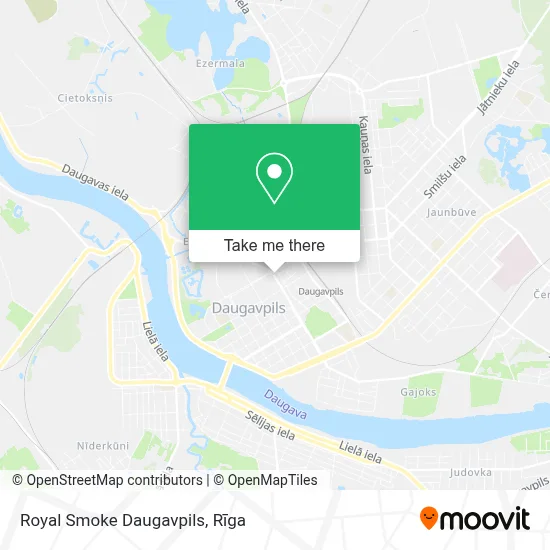 Royal Smoke Daugavpils map