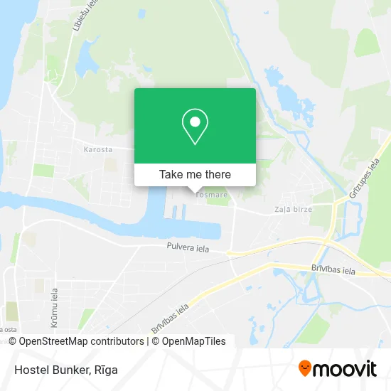 Hostel Bunker map