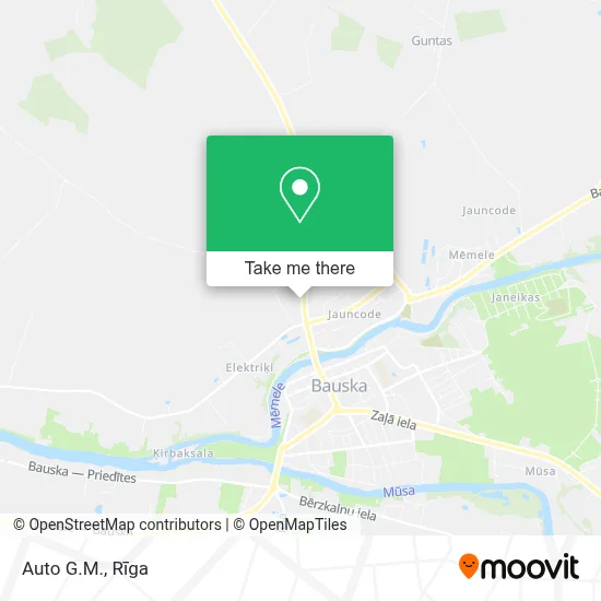 Auto G.M. map