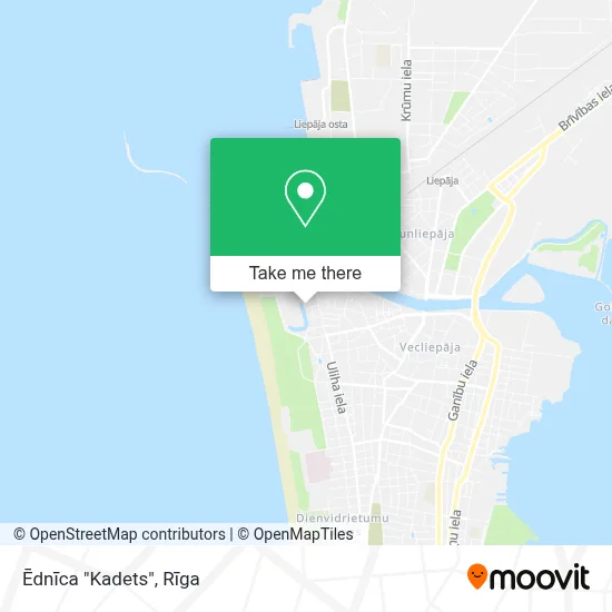 Ēdnīca "Kadets" map