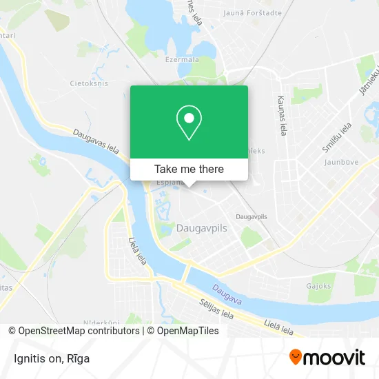Ignitis on map