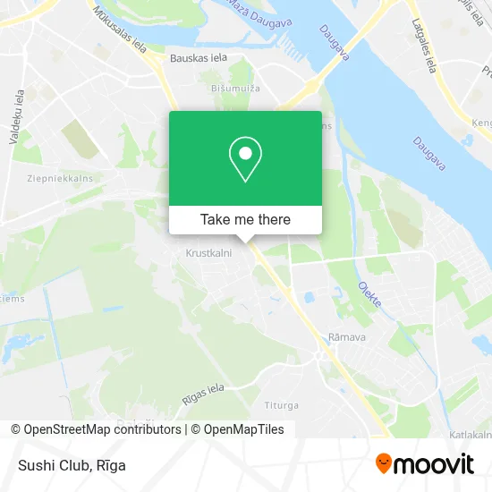 Sushi Club map