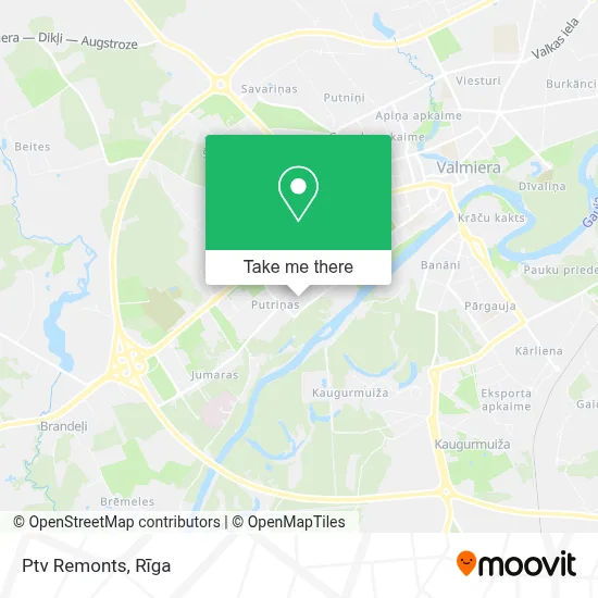Ptv Remonts map