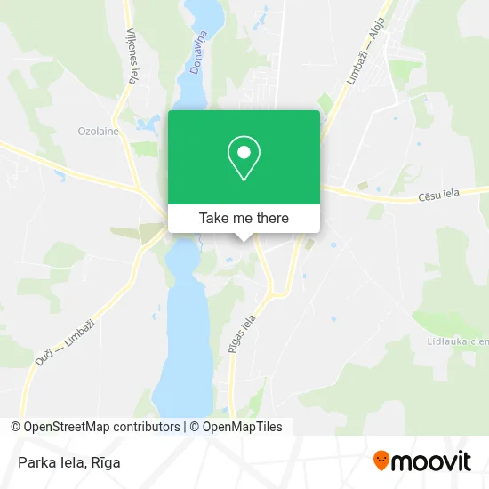 Parka Iela map