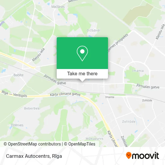 Carmax Autocentrs map