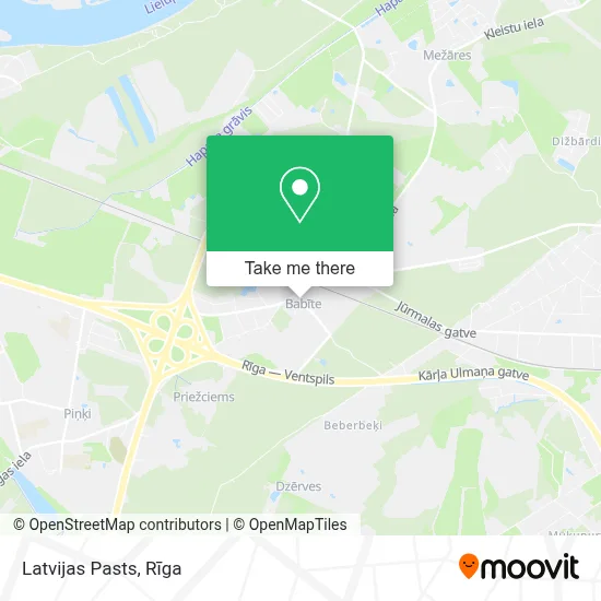 Latvijas Pasts map