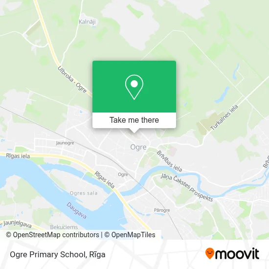 Ogre Primary School map