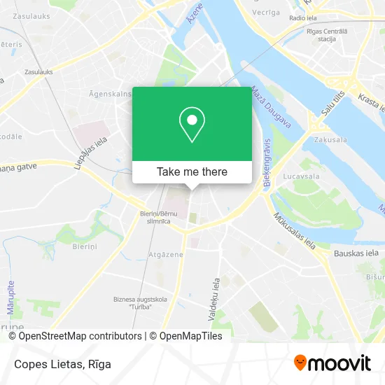 Copes Lietas map