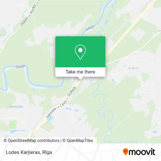 Lodes Karjieras map