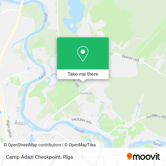 Camp Adazi Checkpoint map