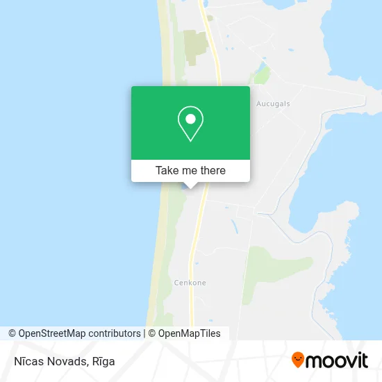 Nīcas Novads map