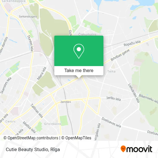 Cutie Beauty Studio map
