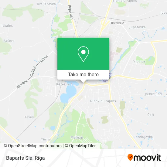 Baparts Sia map