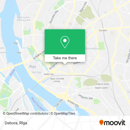 Debora map