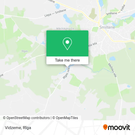Vidzeme map