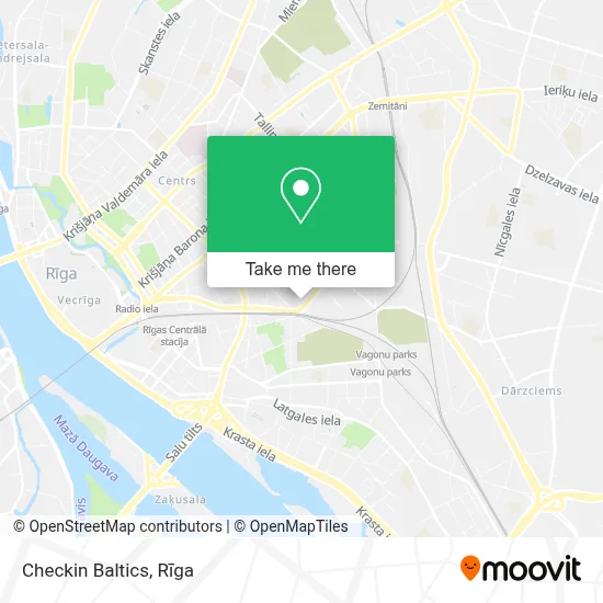 Checkin Baltics map