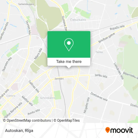 Autoskan map