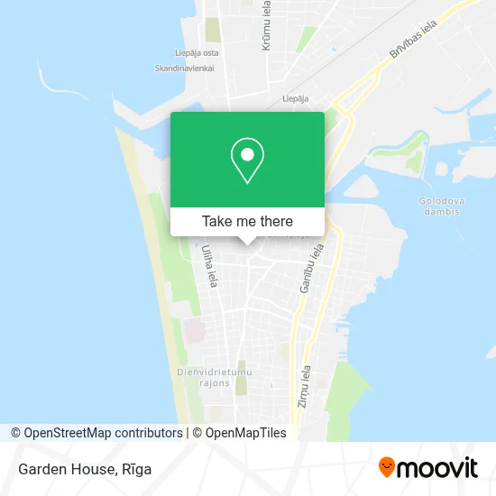 Garden House map