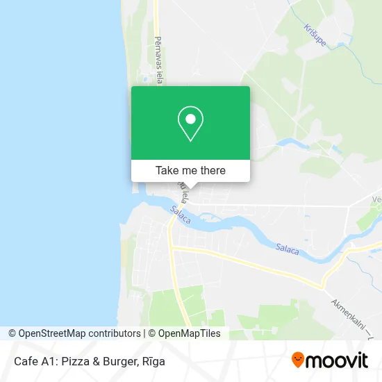 Cafe A1: Pizza & Burger map