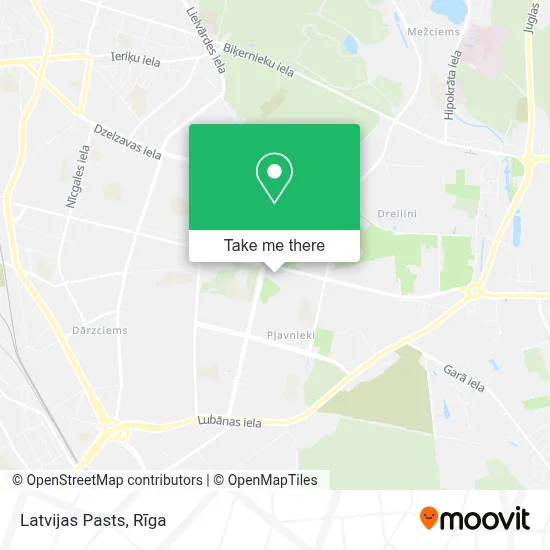 Latvijas Pasts map