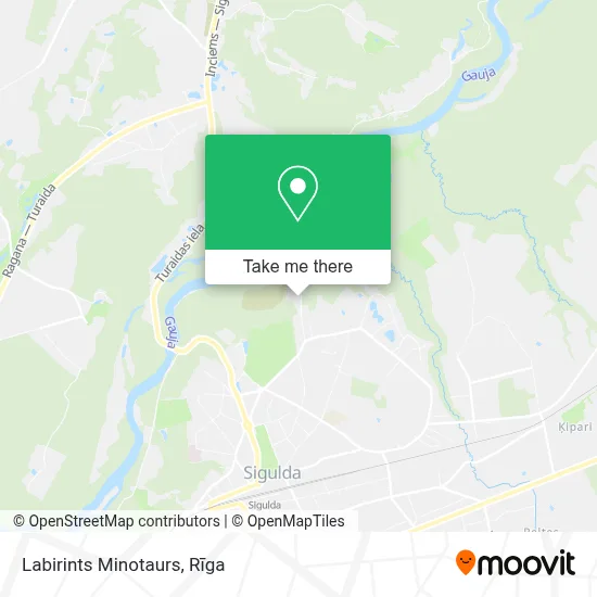 Labirints Minotaurs map