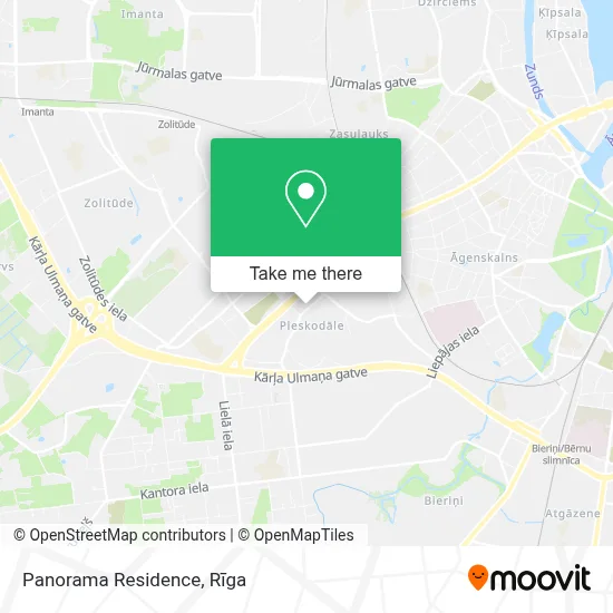 Panorama Residence map