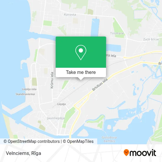 Velnciems map