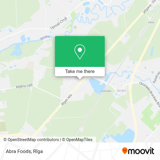 Abra Foods map