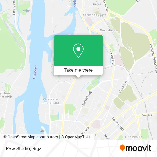 Raw Studio map