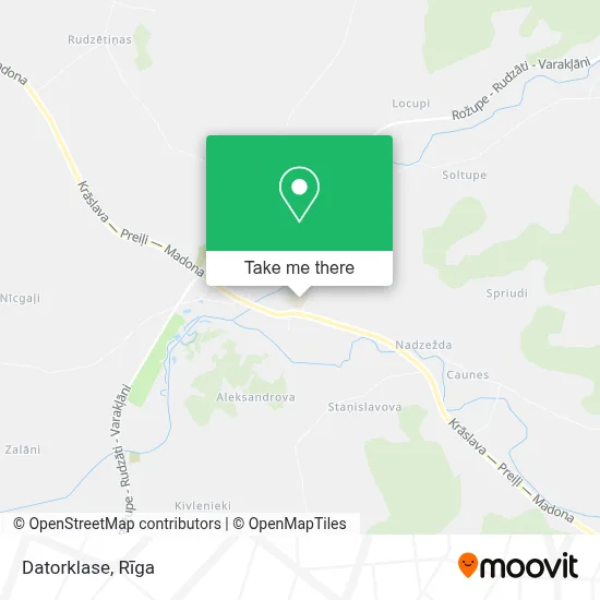 Datorklase map