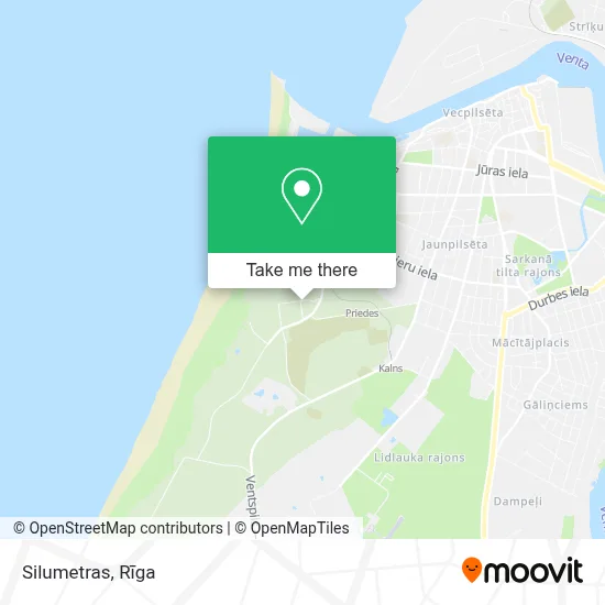 Silumetras map