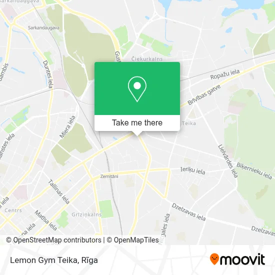 Lemon Gym Teika map