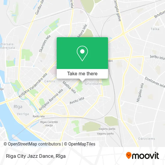 Riga City Jazz Dance map