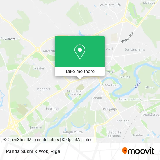 Panda Sushi & Wok map