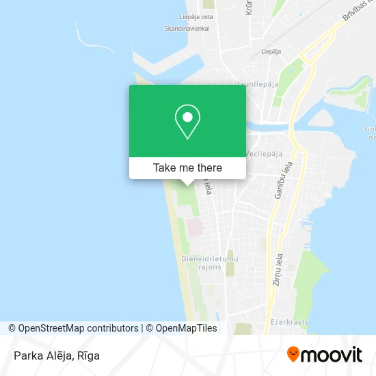 Parka Alēja map