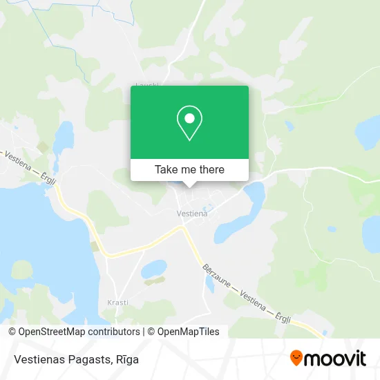 Vestienas Pagasts map