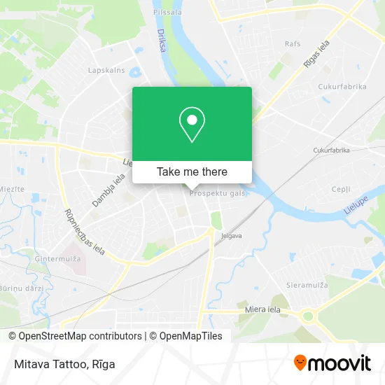 Mitava Tattoo map