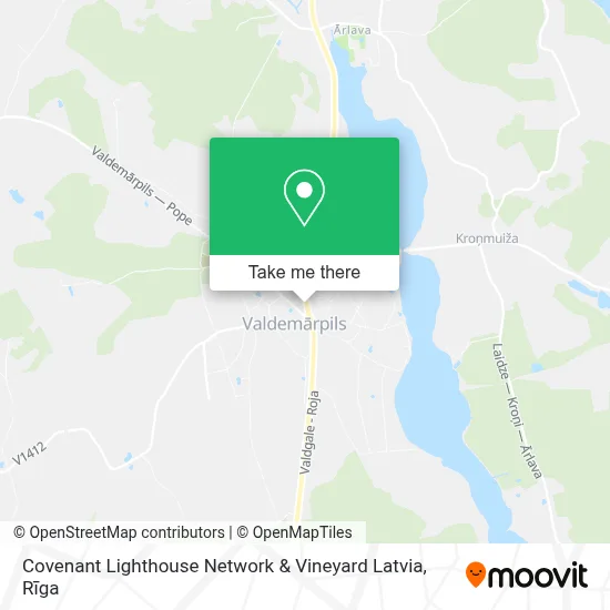 Covenant Lighthouse Network & Vineyard Latvia map