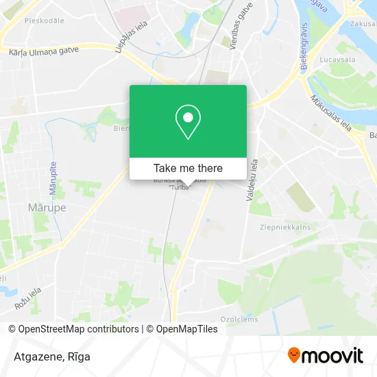 Atgazene map