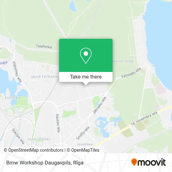 Bmw Workshop Daugavpils map