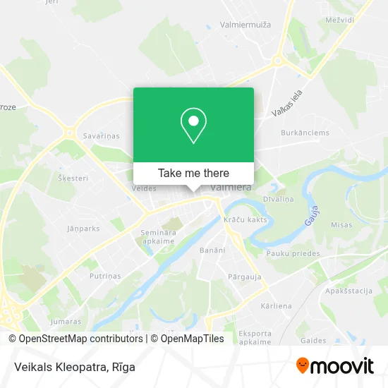 Veikals Kleopatra map