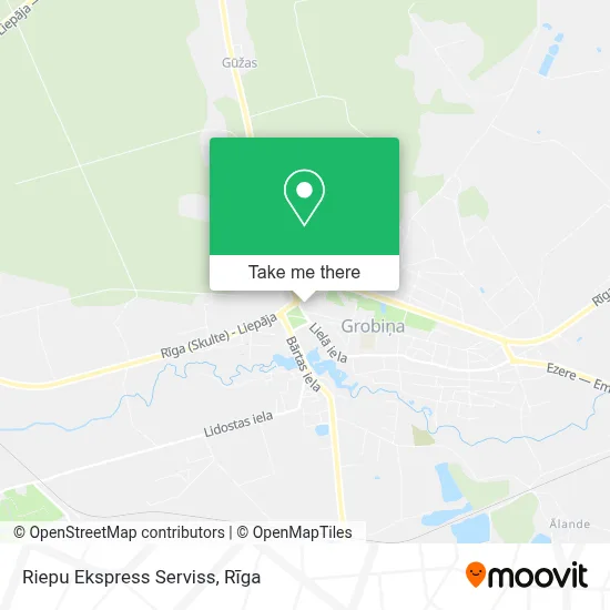 Riepu Ekspress Serviss map