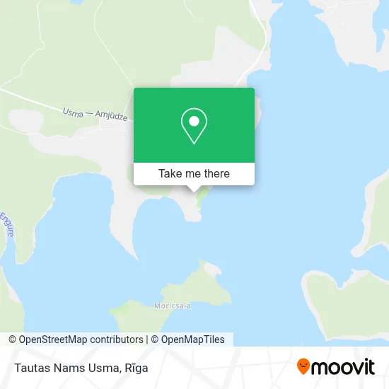 Tautas Nams Usma map