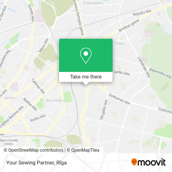 Your Sewing Partner map