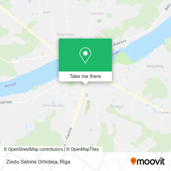 Ziedu Salons Orhideja map
